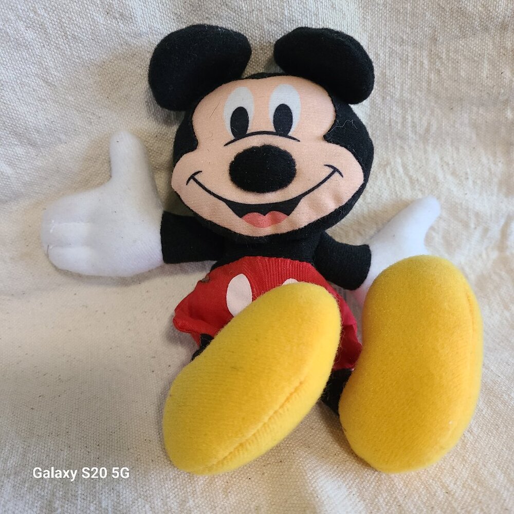 Disney Mickey Mouse Plush Beanbag Stuffed Animal Toy Collectible